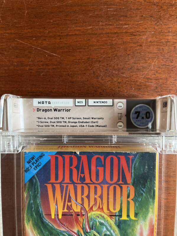 Dragon Warrior Video Game, Nintendo NES, 1989 - Image 2