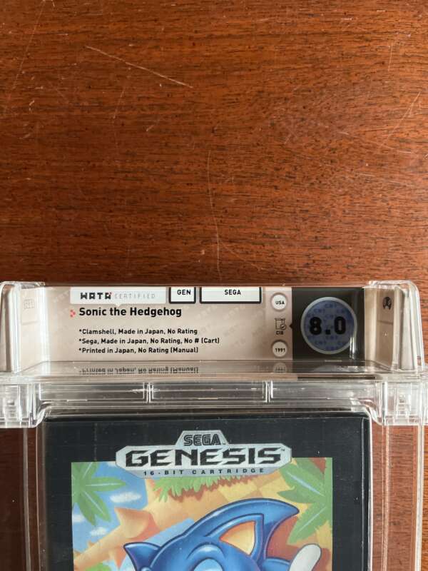 Sonic the Hedgehog Video Game, Sega Genesis, 1991 - Image 2