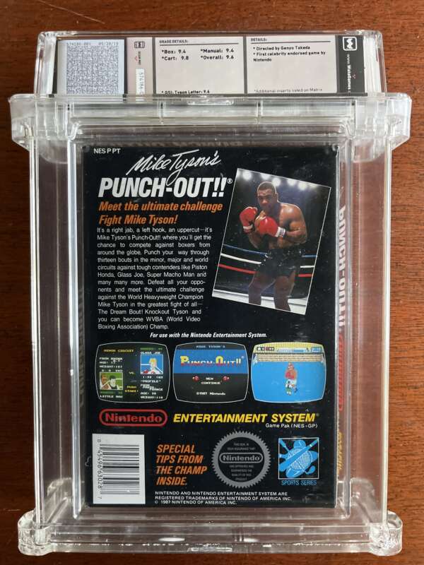 Mike Tyson’s Punch-Out!! Video Game, Nintendo NES, 1987 - Image 3