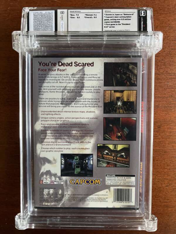 Resident Evil Video Game, PlayStation 1 - Image 3
