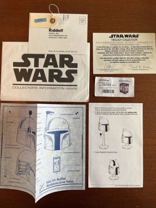 Boba Fett Mandalorian Helmet, miniature - Image 7