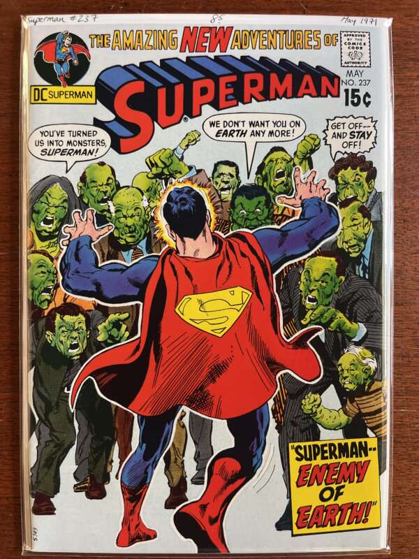 Superman #237   manufacturing error