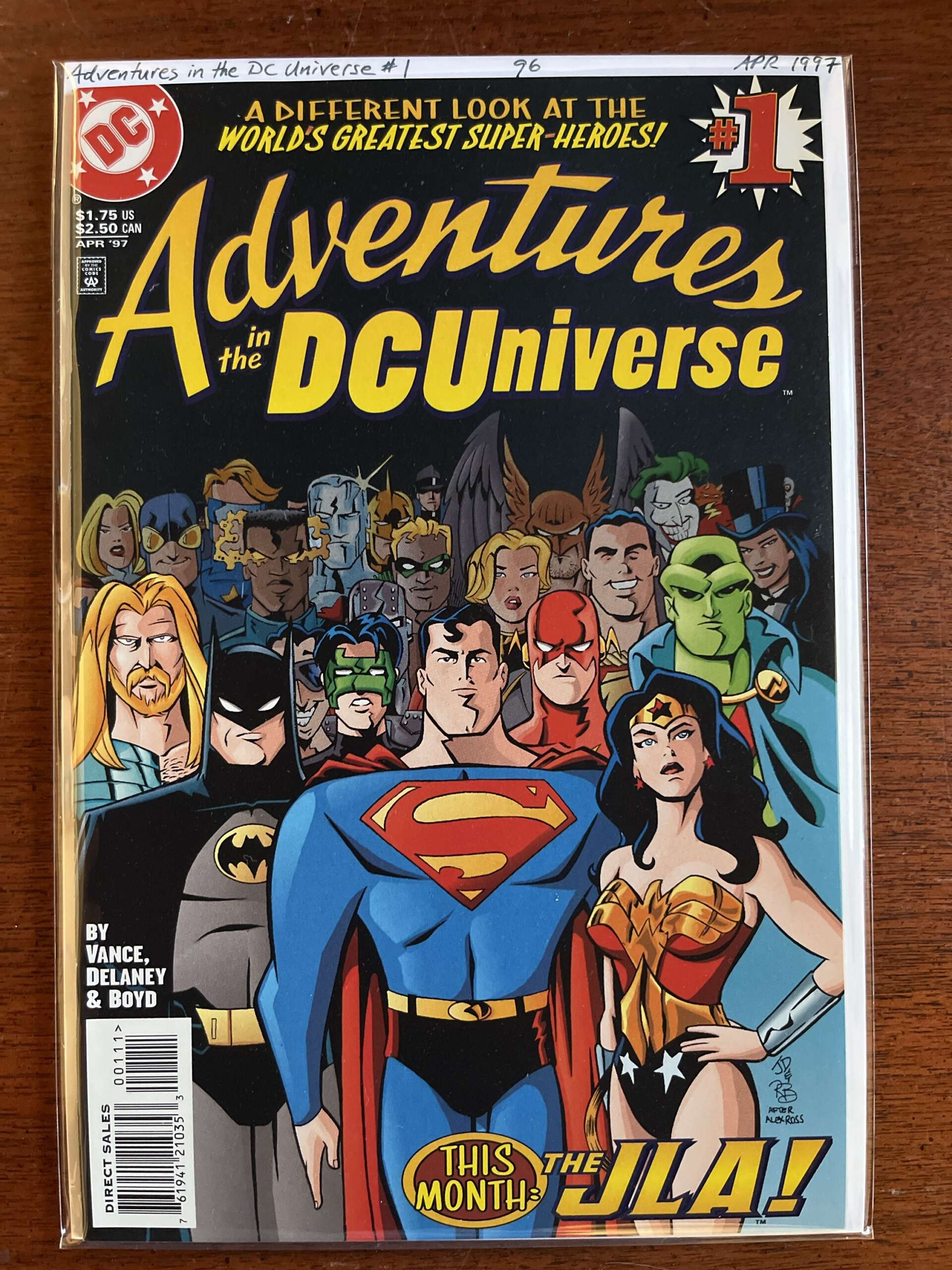Adventures in the DC Universe #1